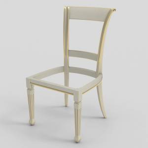 3д модель Стул обеденный 4