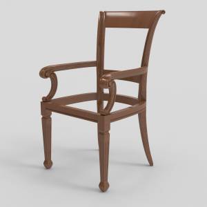 3д модель Стул обеденный  7