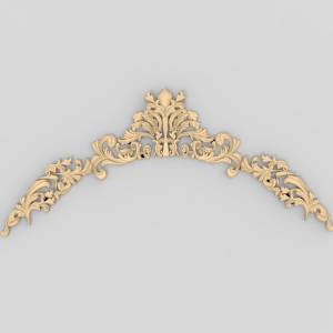 3D модель для станка с ЧПУ  Декор для кровати 9