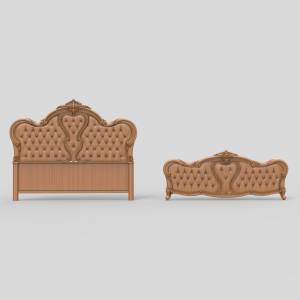 3D модель Спинка для кровати 13