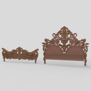 3D модель Спинка для кровати 14