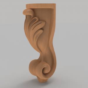 3D модель Ножка 49