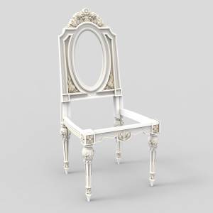 3D модель для станка с ЧПУ  Стул 6