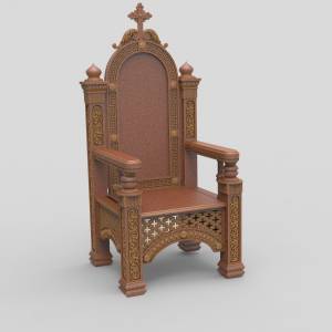 3D модель для ЧПУ  Трон