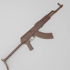 3D модель для станка с ЧПУ  Ak-2 накладка