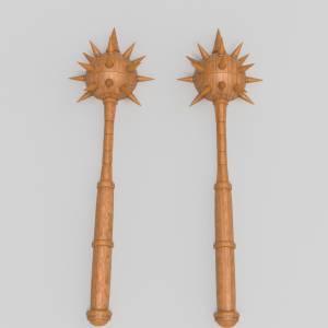 3D модель для ЧПУ  Булава половинки