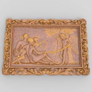 Купить 3D модель Ангел и девы