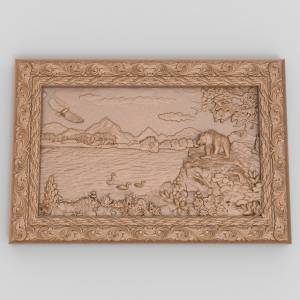 Купить ЧПУ модель Медведь на берегу