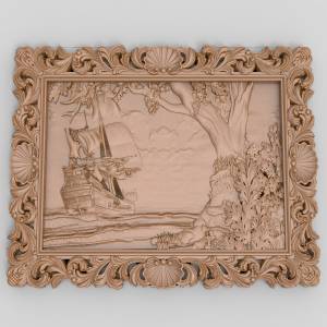 3D модель На якоре