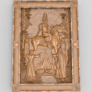 Купить 3D модель Сварог на коне