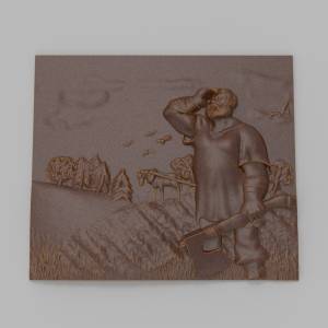 Модель в формате стл  - Крестьянин