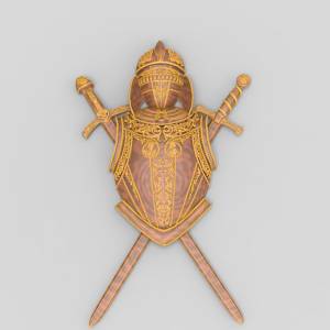 3D модель для станка с ЧПУ  Доспехи