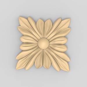 3D ЧПУ модель Розетка резная 35