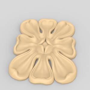 3D модель для ЧПУ  Розетка резная 37