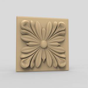 Купить 3D модель Розетка резная 38