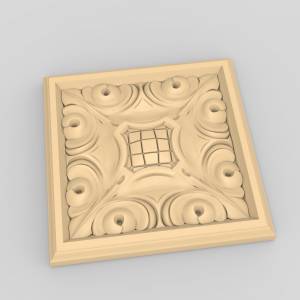 3D модель Розетка резная 41