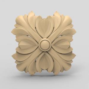 3D модель Розетка резная 43