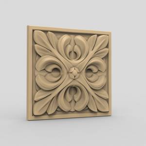 3D ЧПУ модель Розетка резная 45