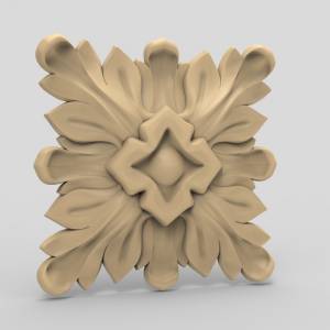 3D ЧПУ модель Розетка резная 49