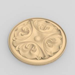 3D модель для ЧПУ  Розетка резная 51