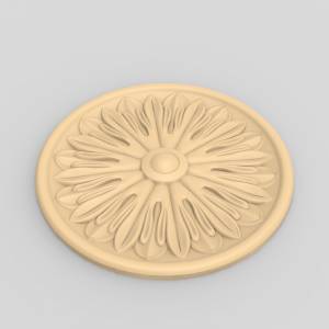 3D ЧПУ модель Розетка резная 57