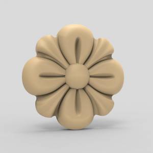 3D модель Розетка резная 64