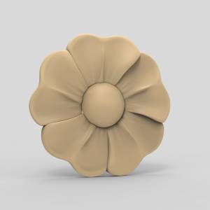 3D модель Розетка резная 65