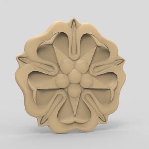 3D модель для ЧПУ  Розетка резная 70