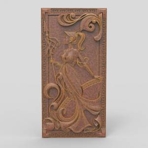 3D ЧПУ модель Нарды Прекрасная дева