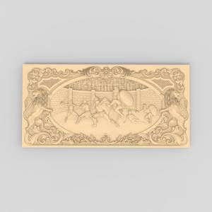 3D ЧПУ модель Нарды Гладиаторы