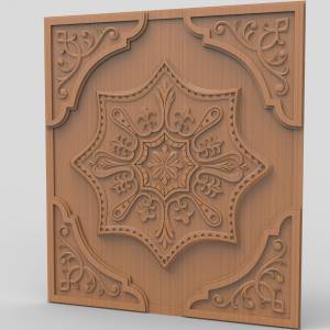 Купить 3D модель Панель декоративная35