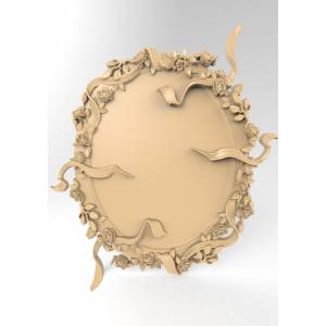 Рамка украшенная розами