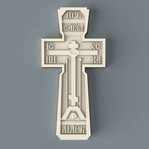 Крест резной 12