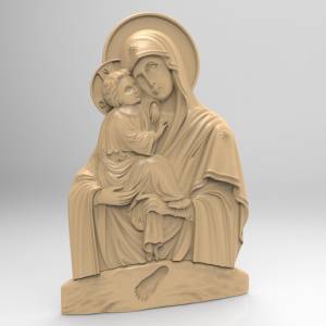 Лик Божья Матерь "Почаевская"