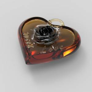 Кулон "Сердечко" ко дню всех влюбленных