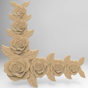 Декоративный уголок "Розы"