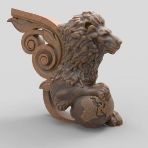 Купить ЧПУ модель Столб заходной "Лев покоритель"