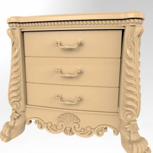 Тумбочка резная