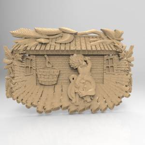 Панно "В баньке"