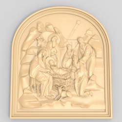 "Рождение Христа" Панно в обрамлении