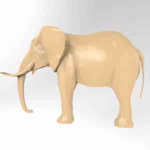 Гравюра Слон