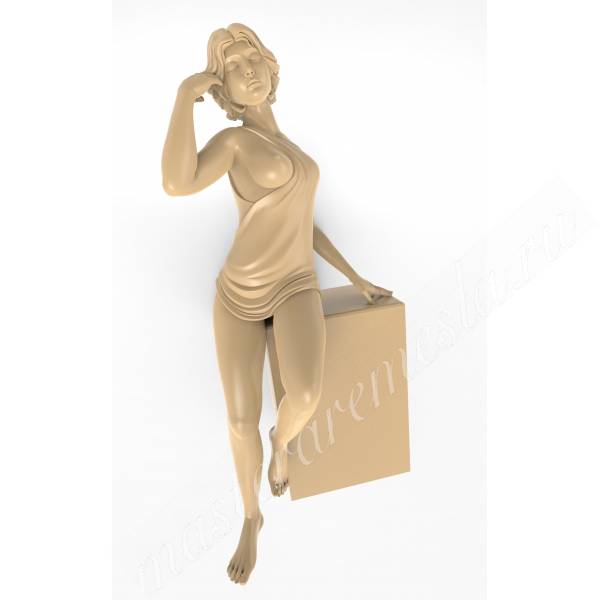Скульптура Девушка в одежде