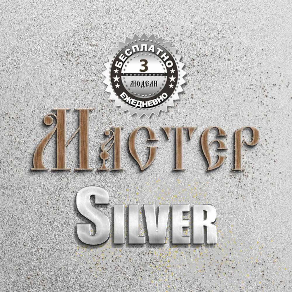 Перейти в группу Мастер - Silver и скачать 3-ри модели бесплатно