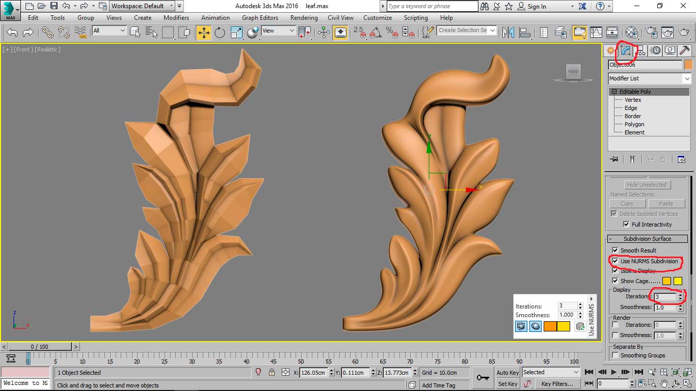 3d Max сохранение в STL